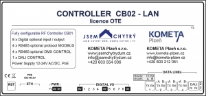 Rozšiřující licence OTE pro Controller CB02 | CB02-OTE